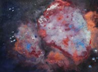 528Hz mixed media painting